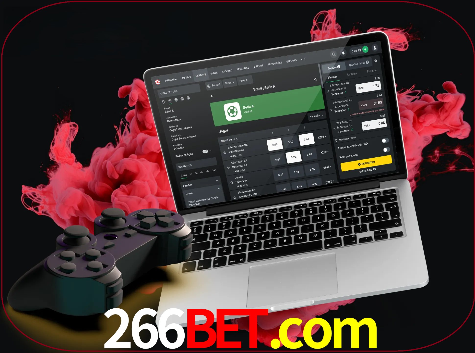 Visite a secção especial de jogos de vídeo em 266bet para descobrir em que jogos pode apostar e ganhar muito dinheiro.